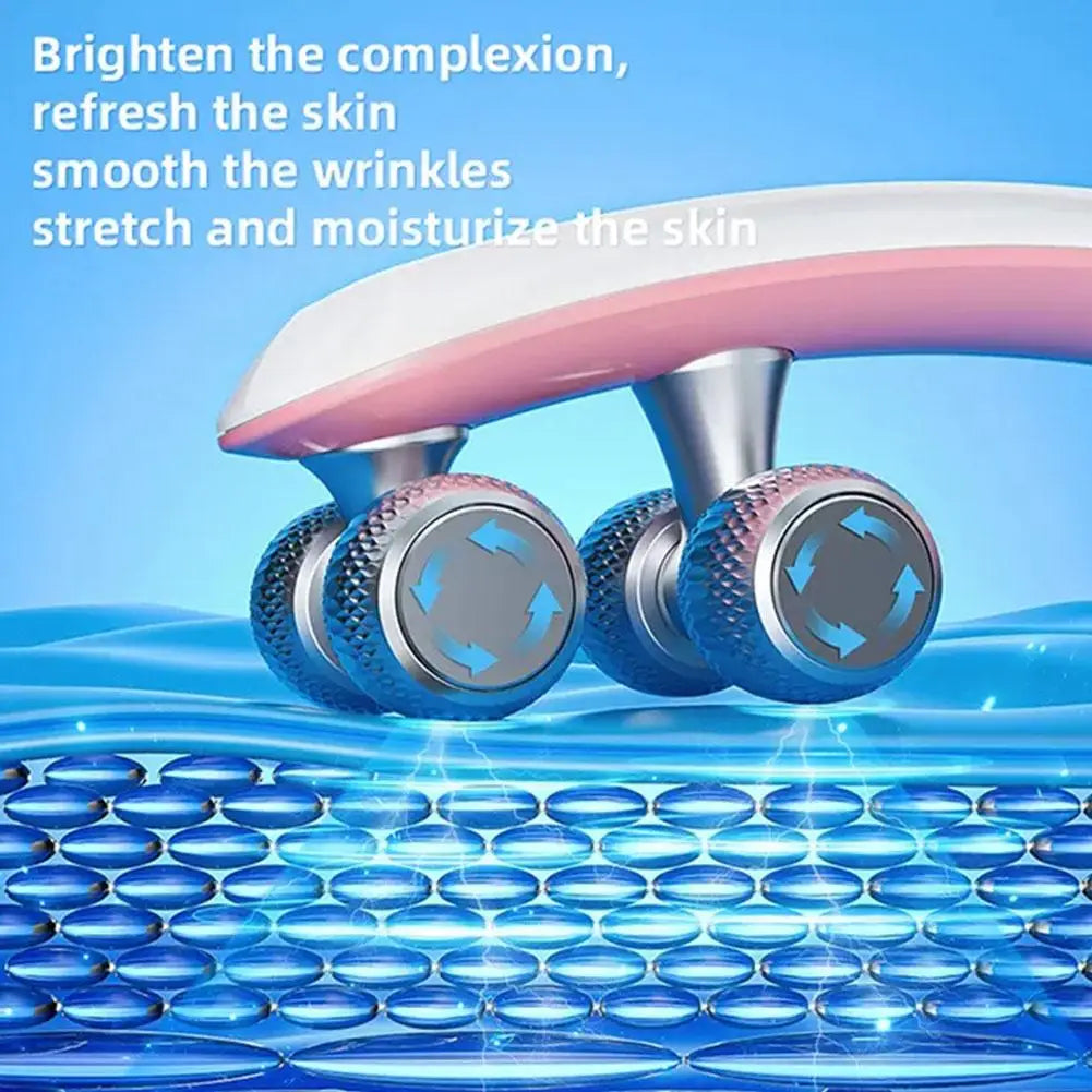 EMS Face Massager Roller Y Shape Face Lifting Device
